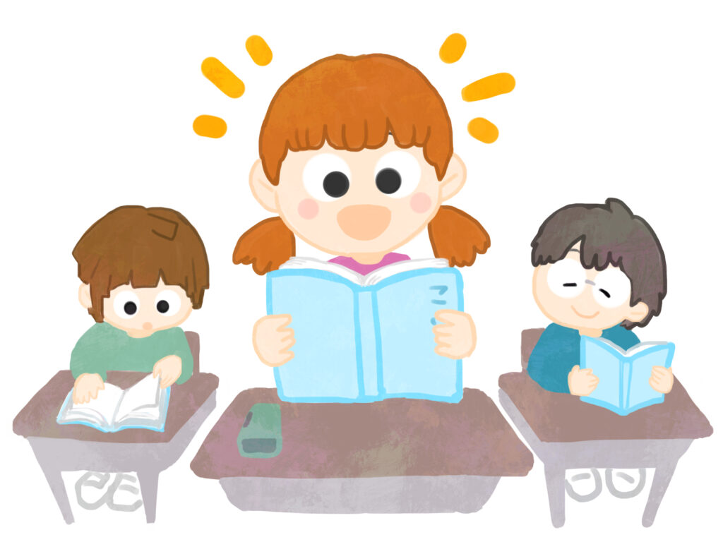 授業中の音読が苦手