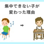 集中できない子が変わった理由