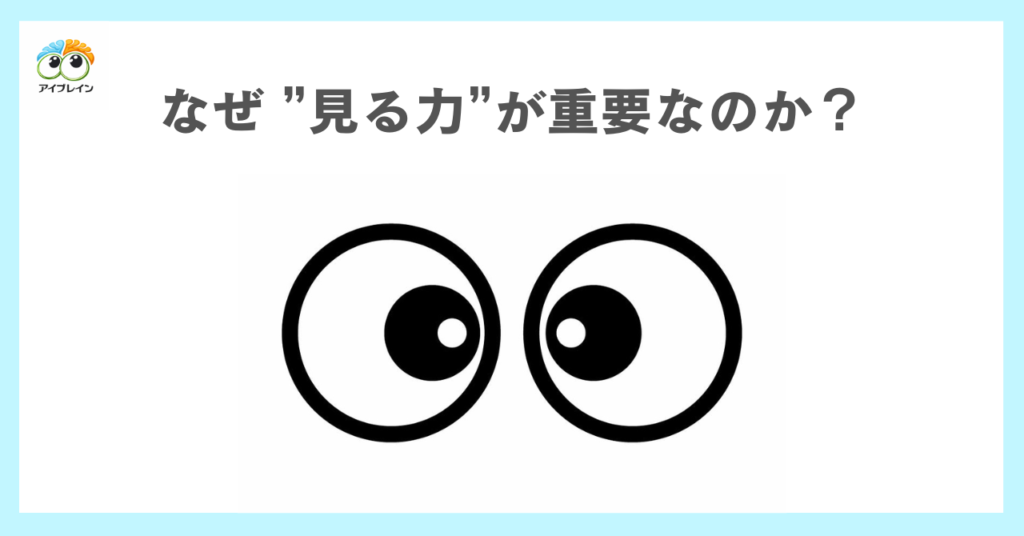なぜ見る力が重要なのか