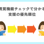 視覚機能チェック（アセスメント）で分かる支援の優先順位